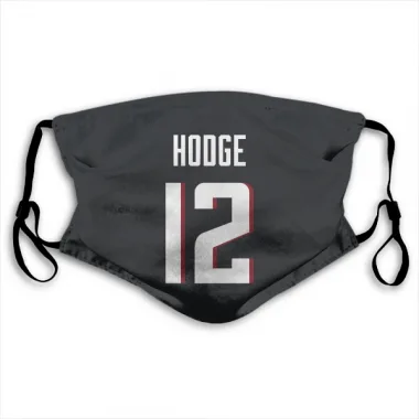 Black Atlanta Falcons KhaDarel Hodge   Face Mask