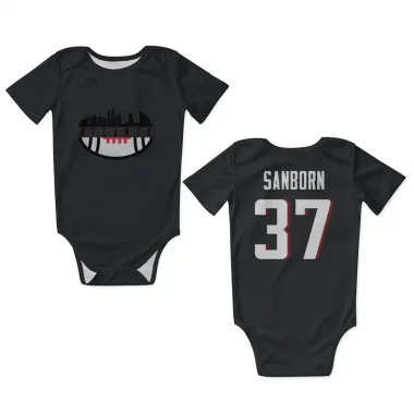 Black Atlanta Falcons Ryan Sanborn   Newborn & Infant Bodysuit