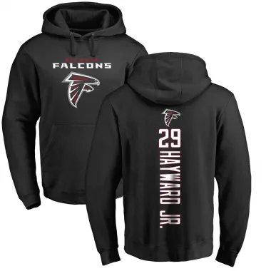 Black Men's Casey Hayward Atlanta Falcons Pro Line Backer Pullover Hoodie