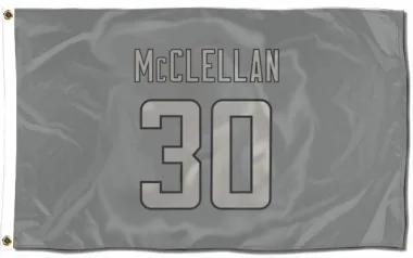 Charcoal Atlanta Falcons Jase McClellan   Flag (3 X 5)