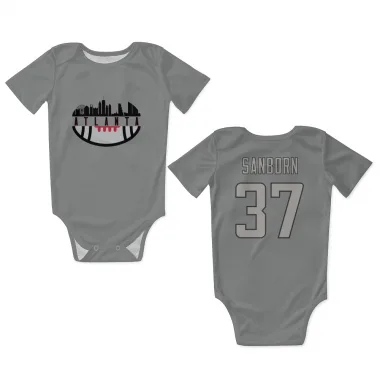 Charcoal Atlanta Falcons Ryan Sanborn   Newborn & Infant Bodysuit