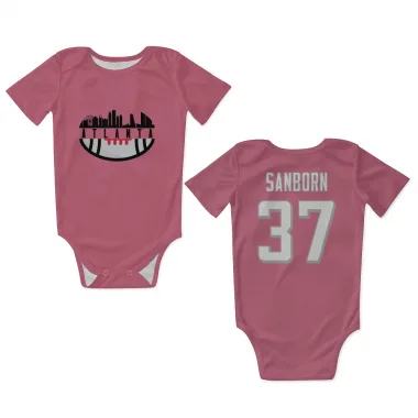 Pink Atlanta Falcons Ryan Sanborn   Newborn & Infant Bodysuit