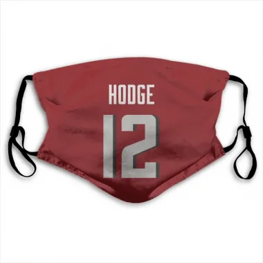 Red Atlanta Falcons KhaDarel Hodge   Face Mask