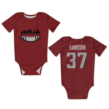 Red Atlanta Falcons Ryan Sanborn   Newborn & Infant Bodysuit