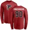 Red Men's Ruke Orhorhoro Atlanta Falcons Logo Long Sleeve T-Shirt -