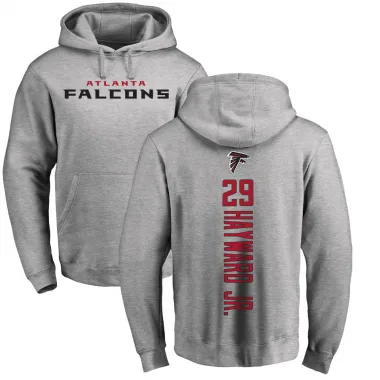 Youth Casey Hayward Atlanta Falcons Pro Line Ash Backer Pullover Hoodie